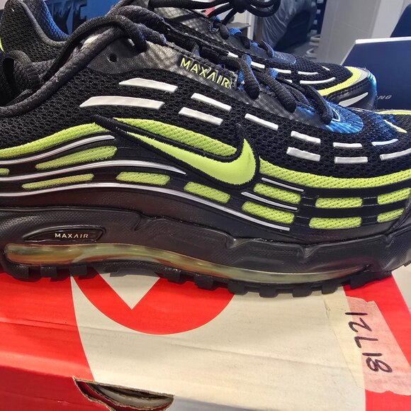 Nike Air Max TL 2.5 Shoes Black Citron FZ4110-003 Men's Size 10.5 NEW - Picture 1 of 16